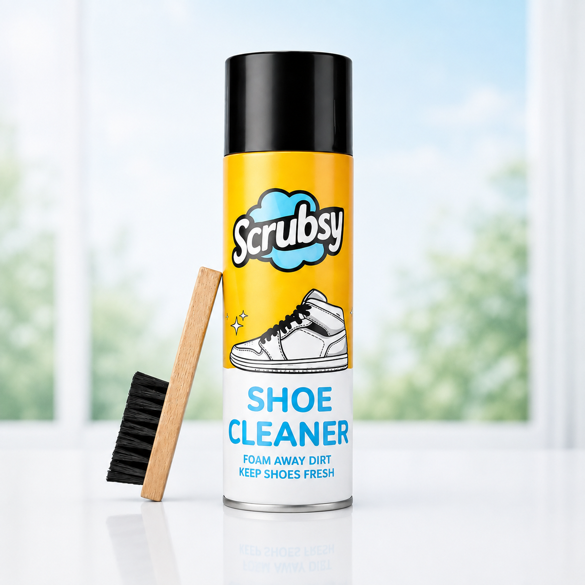 Pakistan's #1 Foam-Based Footwear Cleaner (Free Cleaning Brush)
