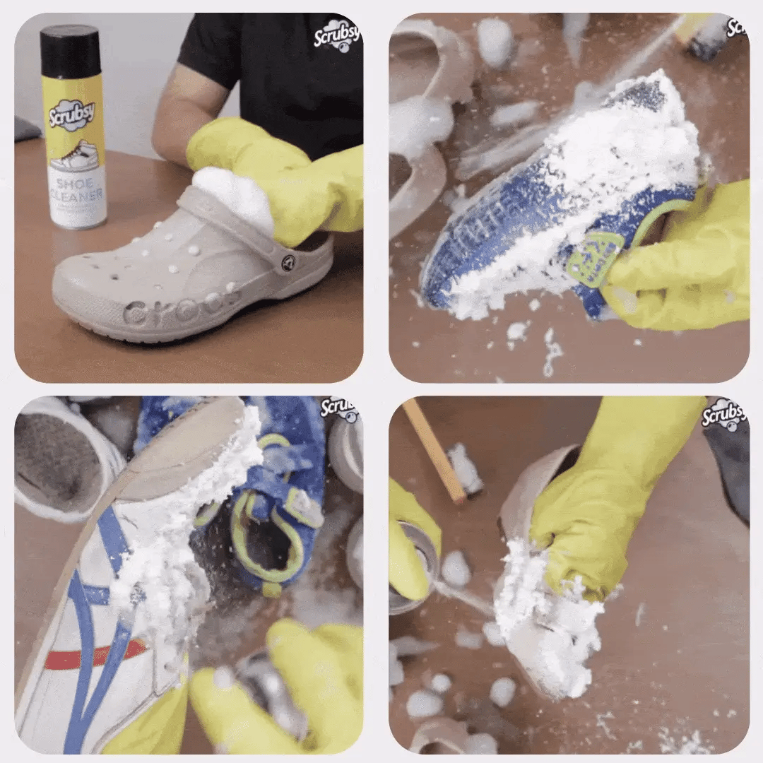 Pakistan's #1 Foam-Based Footwear Cleaner (Free Cleaning Brush)
